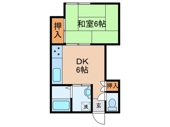 スミレハイツの物件間取画像